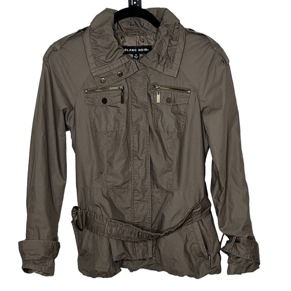 Blanc Noir Light Brown Jacket Sz Med - Picture 1 of 9
